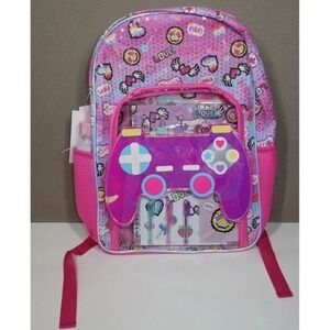 InMocean Little and Big Girls Gamer Backpack with Stationary Set - Multi